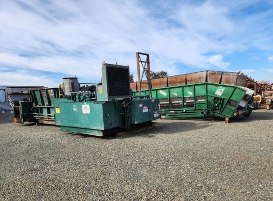 Harris Industrial Horizontal Two Ram Baler Model HRB-918W with Krause ...