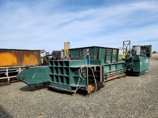 Harris Industrial Horizontal Two Ram Baler Model HRB-918W with Krause ...