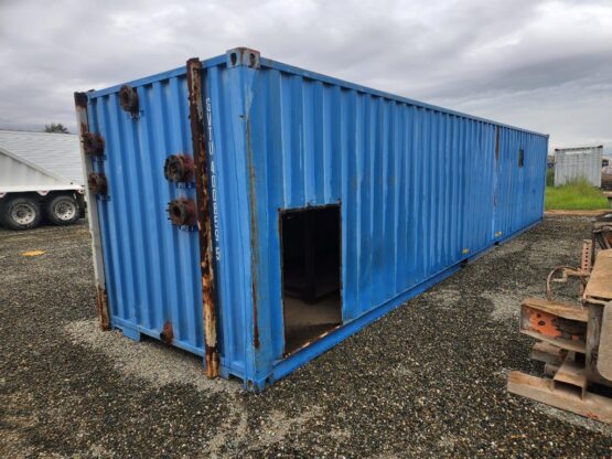 COLDCRETE Air Chilling Heat/Cool Exchange Unit Built Into 8' x 40' Sea ...