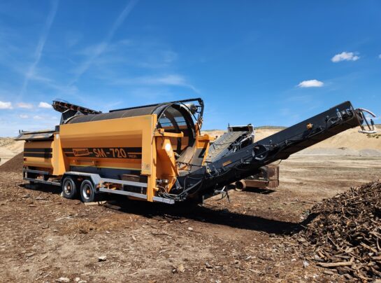 2015 Doppstadt SM-720 Portable Rotary Trommel Screen - Image 4