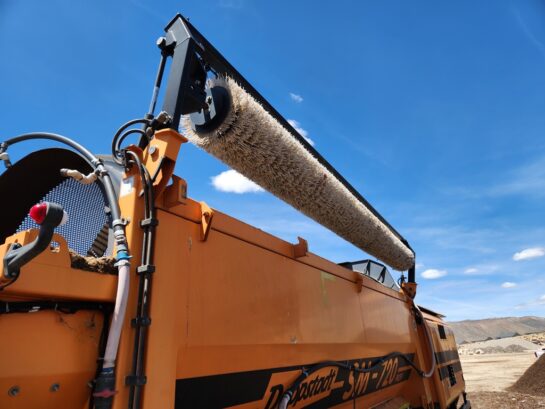 2015 Doppstadt SM-720 Portable Rotary Trommel Screen - Image 9