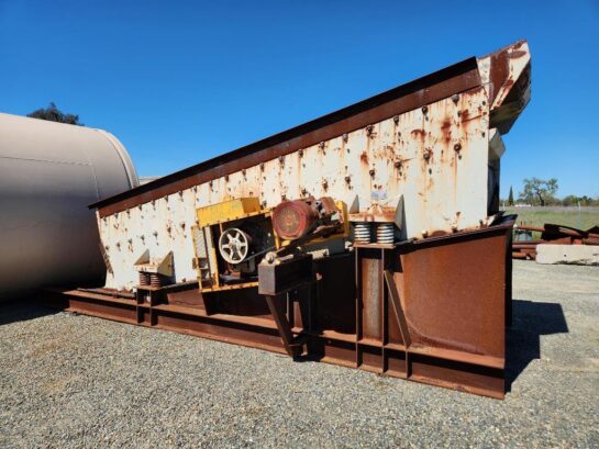 VIBRATING SCREEN - ELRUS 6’ wide x 20’ long, triple deck incline vibrating screen - Image 2