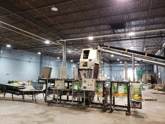 MATERIAL BAGGING MACHINE - Hamer Model  2080 Form Fill & Seal Bagger Packaging Line