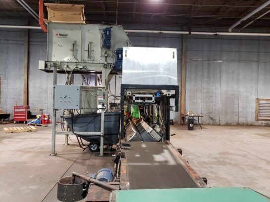 MATERIAL BAGGING MACHINE - Hamer Model  2080 Form Fill & Seal Bagger Packaging Line - Image 3