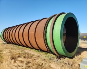 TROMMEL SCREEN - 12’ diameter x 55’ long Heavy Duty Rotary Trommel Screen