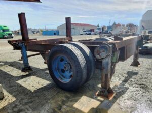 Equipment Trailer – 20’ long single axle with pintle ring type tow hitch