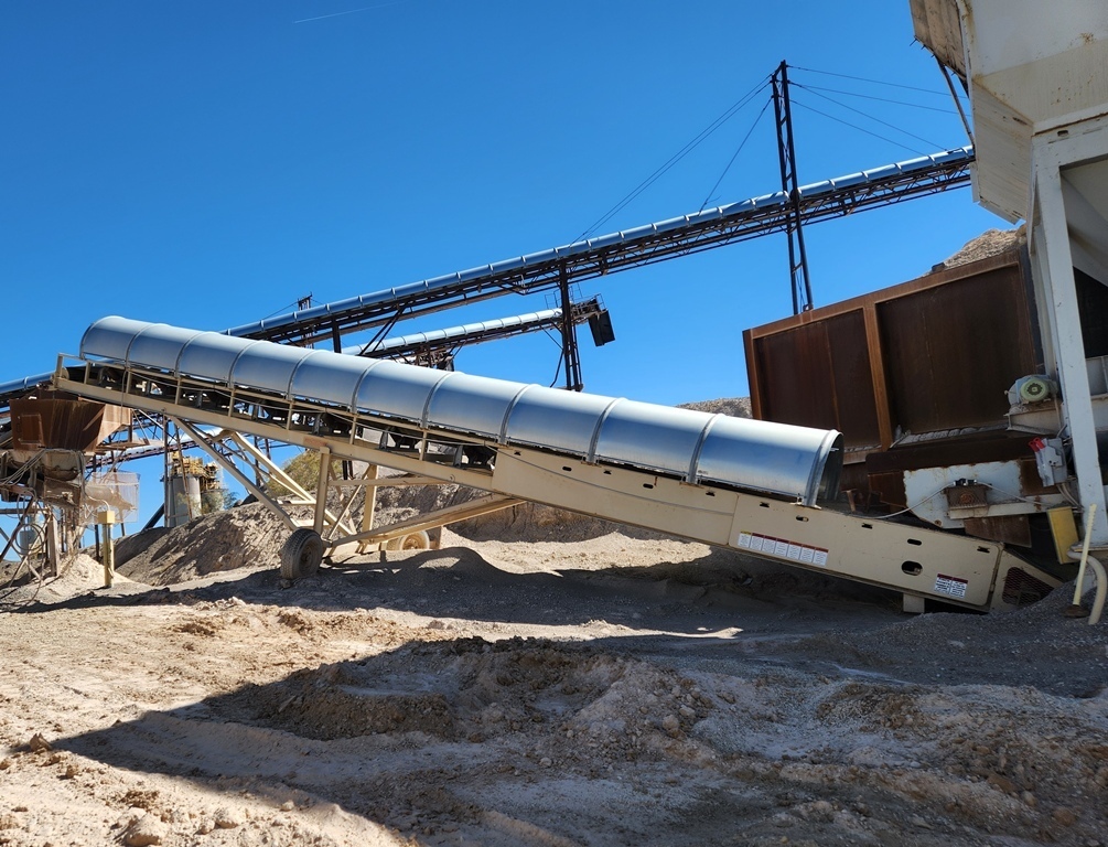 RADIAL CONVEYOR - ACTECH 30” wide x 48’ long Radial Stockpiling Conveyor