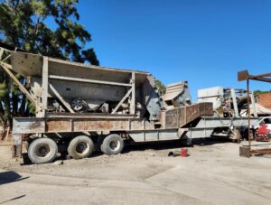 Portable Horizontal Shaft Impact Rock & Recycle Crushing Plant